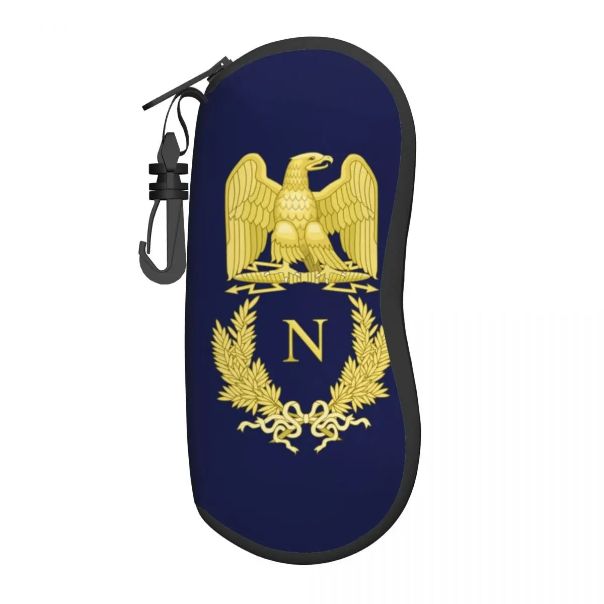 Custom French Emlem Napoleon Bonaparte Glasses Case Portable France Eagle Flag Shell Eyeglasses Case Sunglasses Box