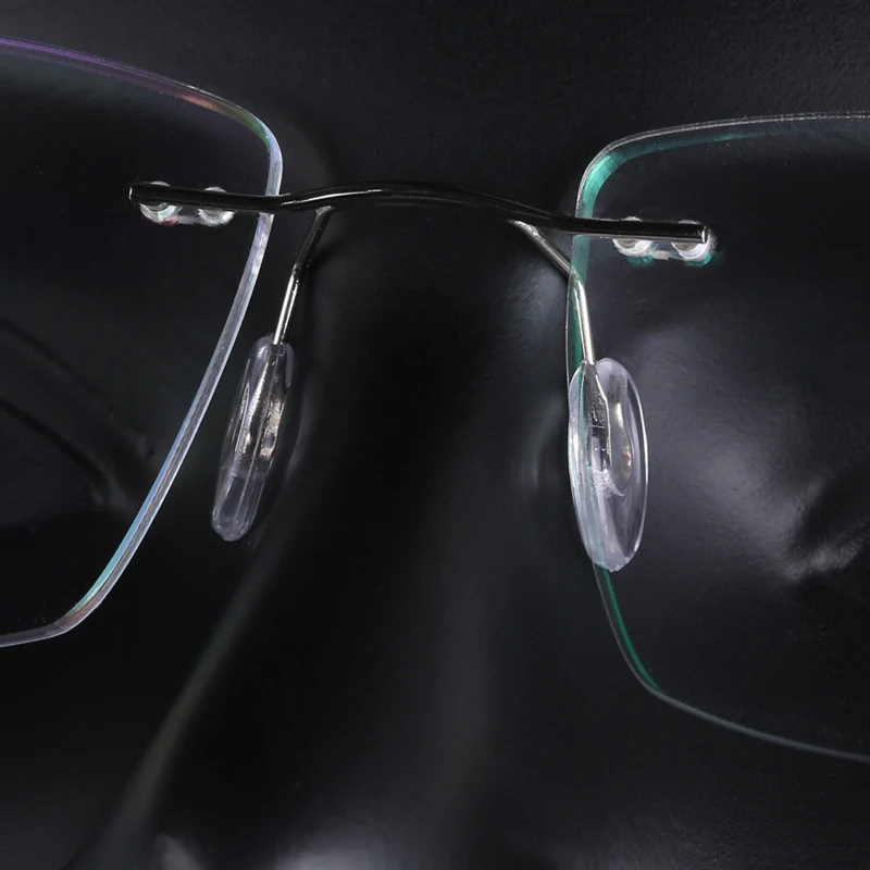 COLOUR_MAX Push in Eyeglass Nose Pads 5 par zatrzasków w okularach Nose Piece Miękkie silikonowe nakładki na nos Antypoślizgowa osłona nosa — zdjęcie 7