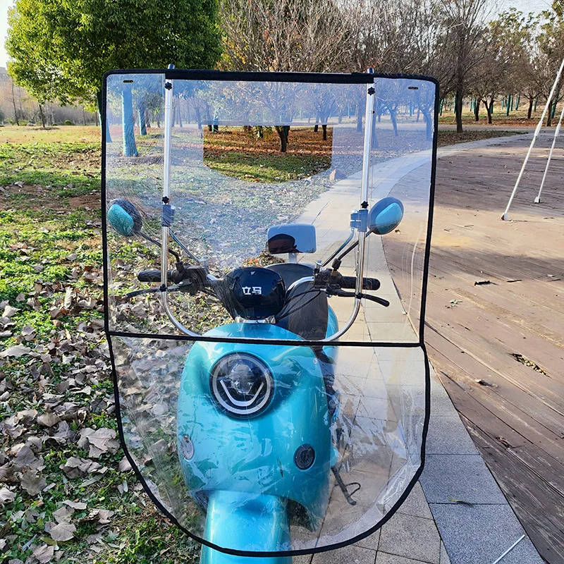 

Motorcycle Canopy Parasol Sunscreen Rainproof Windshield Scooter Electric Vehicle Canopy Sun Umbrella