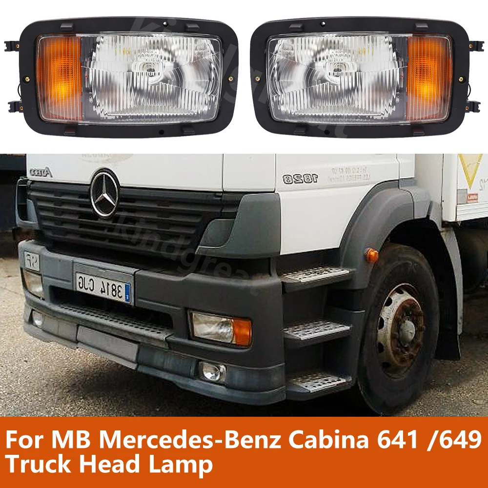 

For MB Mercedes-Benz CABINA 641 /649 Truck Head Lamp Headlight Body Spare Parts 6418200861 6418200961