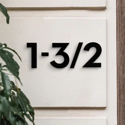 Acrylic 75mm Self Adhesive House Number Outdoor 3 inch Exterior Letters Apartment Door Numbers Mailbox Address Stickers #0-9