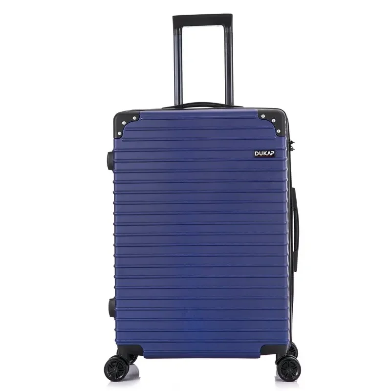 Bagagem Spinner Leve, Durável e Confiável, Fácil Viagem, Médio Azul, Novo, 24"