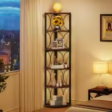 Japandi Corner Unit Shelf Spacing