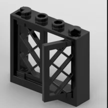 *Fenster 1x4x3 2.*10 Stück DIY-Erleuchtungsblock-Ziegelteil Nr. 60594+60607 Kompatibel mit anderen Baugruppenpartikeln