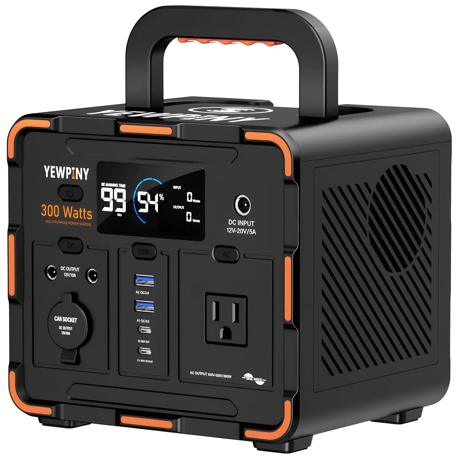 

Портативная электростанция 300 Вт, солнечный генератор 259 Вт·ч (70 000 мА·ч) с LiFePO4 аккумулятором, USB-C PD 65 Вт и чистой синусоидальной волной, на заказ