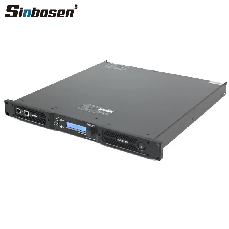 2026 Premium  Class D Professional Outdoor 3000W *2CH DSP Night Club Soundbar Amplifiers For Mosque