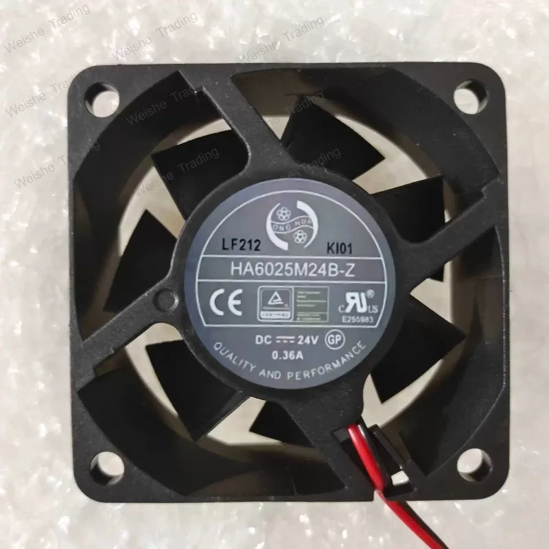 

ONG HUA HA6025M24B 6025 24V 0.36A 6CM double ball variable frequency cooling fan