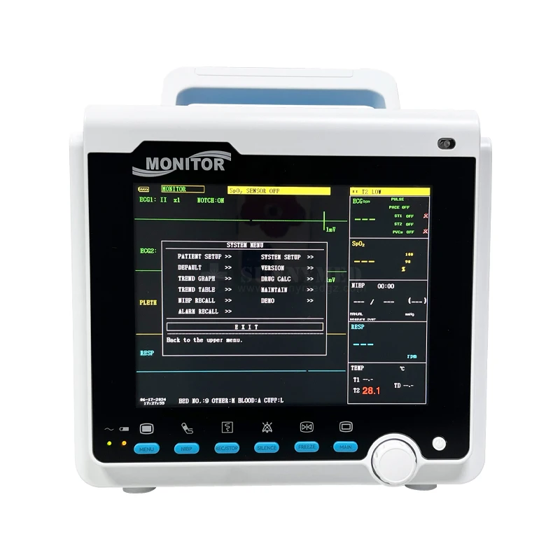 

SY-W003 hot sale pet clinical patient monitor multi-parameter veterinary patient monitor