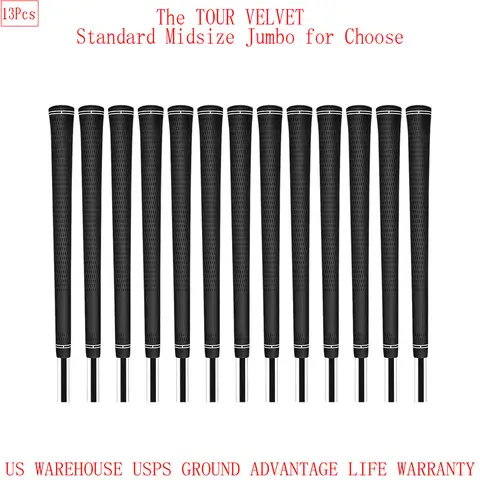 Agarre de Golf para palos de Golf, agarre de goma antideslizante de terciopelo 60R, 3 tamaños, 13 Uds.