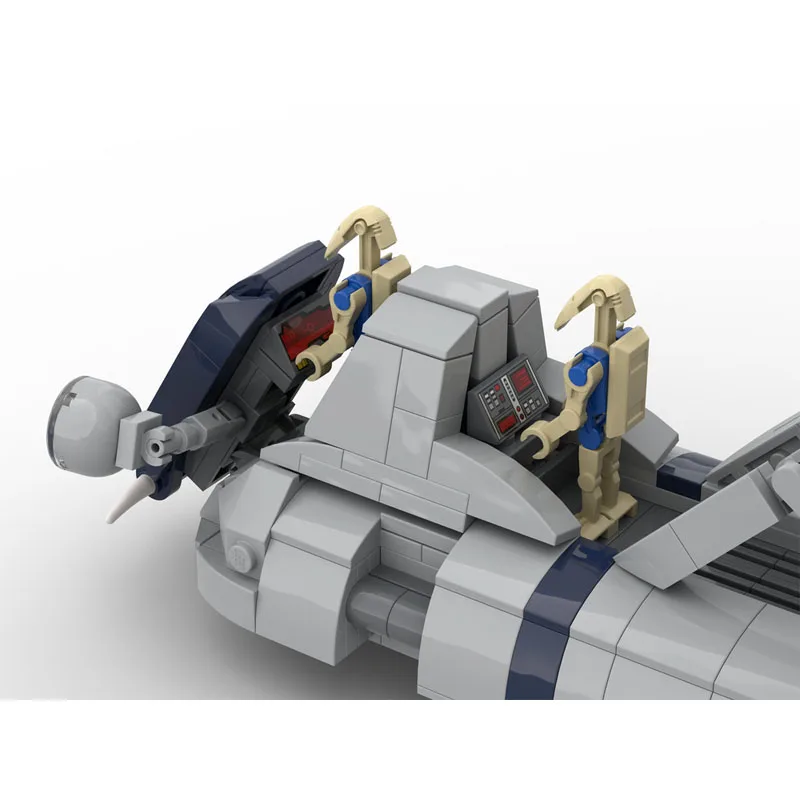 MOC-193233 نموذج مكعبات بناء قارب حرب الفضاء الخارجي الجديد، 2149 أجزاء، هدية عيد الميلاد والكريسماس للبنين والأطفال