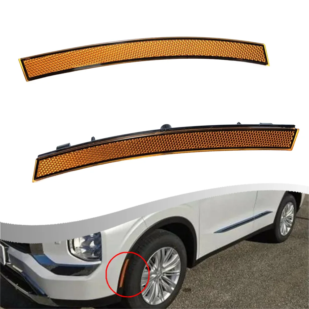 

Front Pair Side Reflector for Mitsubishi For Outlander 2022/2023 Part Numbers 8355A119 8355A120 Non Deformable ABS
