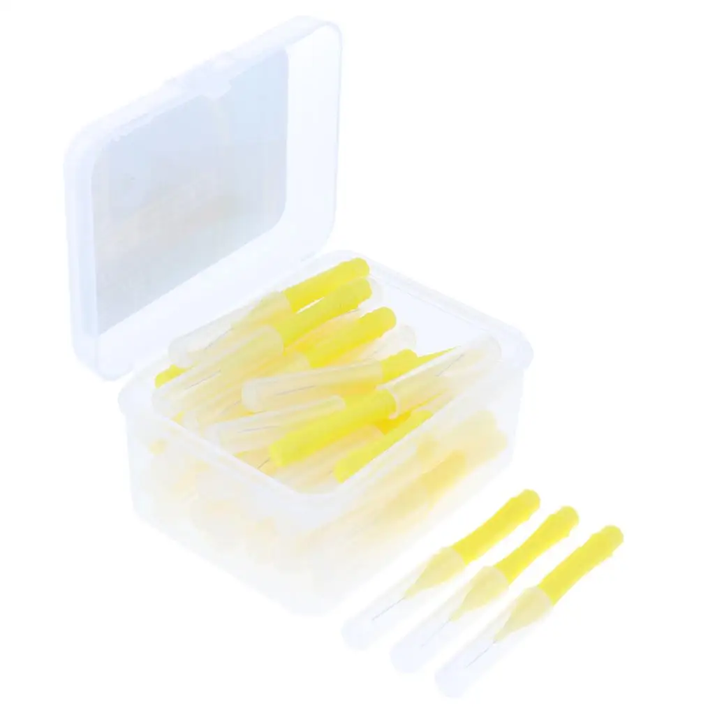 Dental Flosser Pick Teeth Cleaning Interdental Brush Toothpick Stick for Effective Plaque Removal