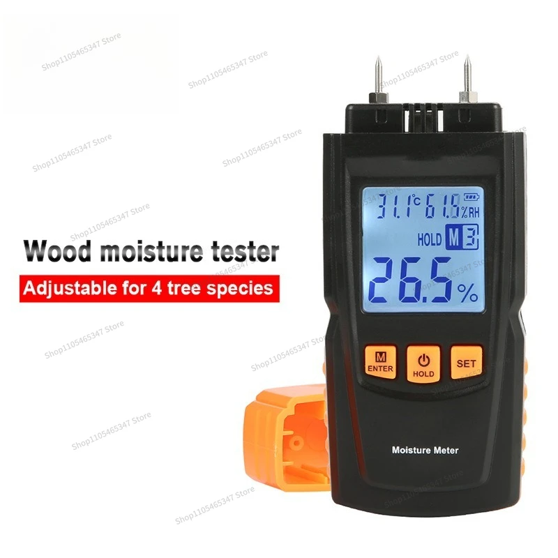 For GM610 Wood Moisture Tester, Pin Portable Tester Wood Moisture Meter