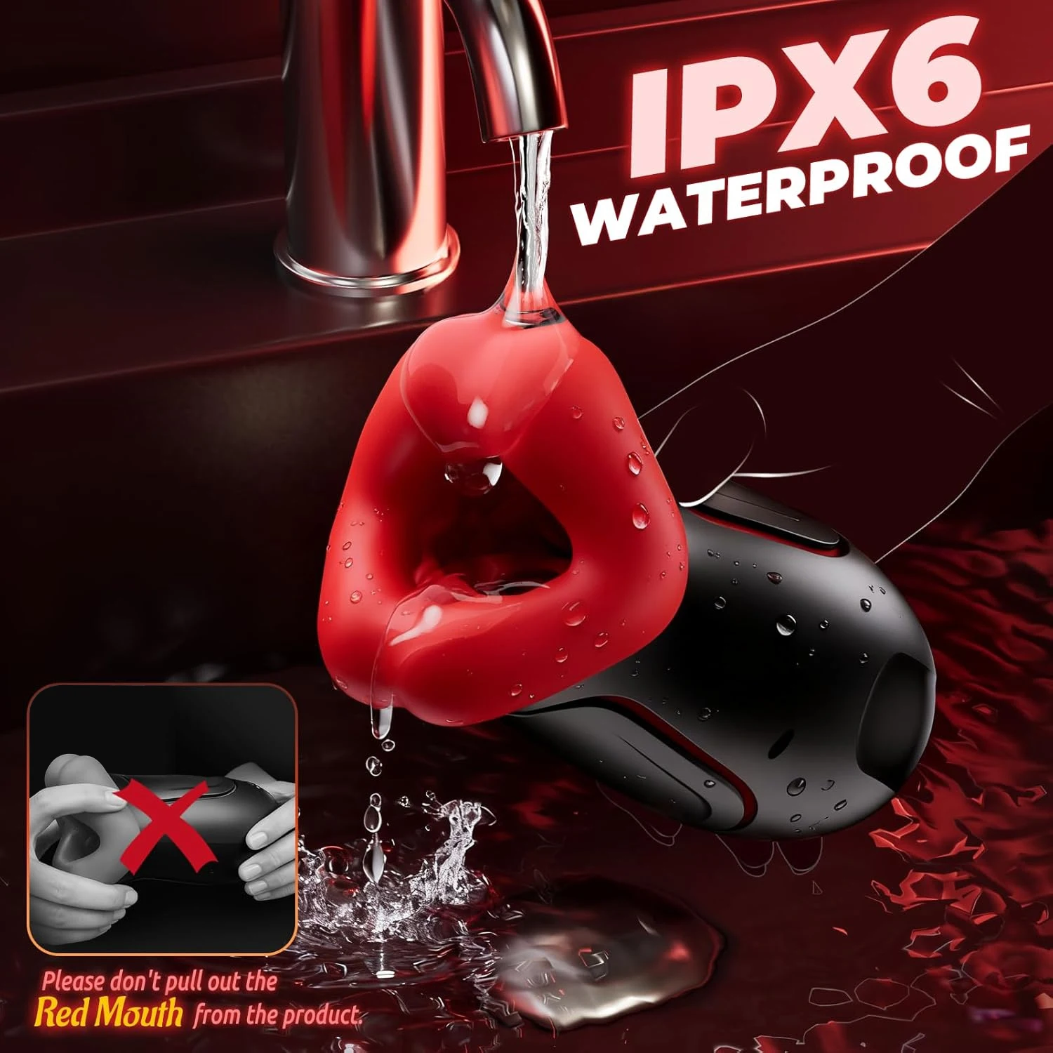 Luxurious Field APP Control Male Masturbator Deep Throat Mouth Blowjob Vibrator Penis Pump 9 Frequency Vibration Sex Toy for Men - view 4
