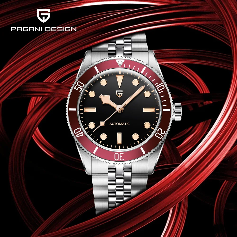 

PAGANI DESIGN Watches Top Luxury Automatic Mechanical Watch For Men Stainless Steel 2025 New 100m Waterproof Sapphire Clock Gift