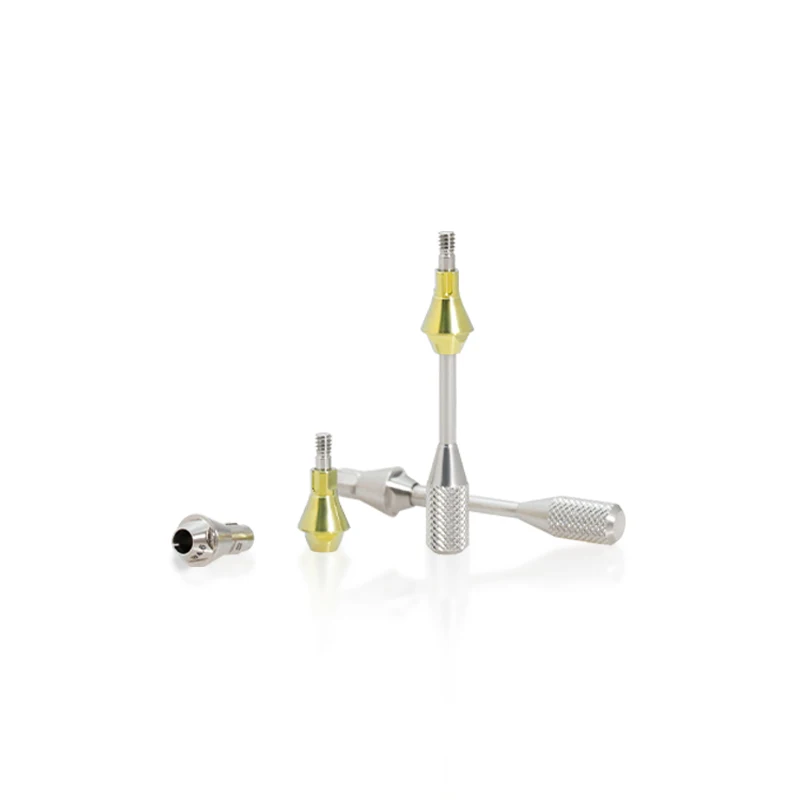 High Precision Straight Connect Adapter Smooth Surface Compatible with ITI Straumann System Factory Direct Customizable