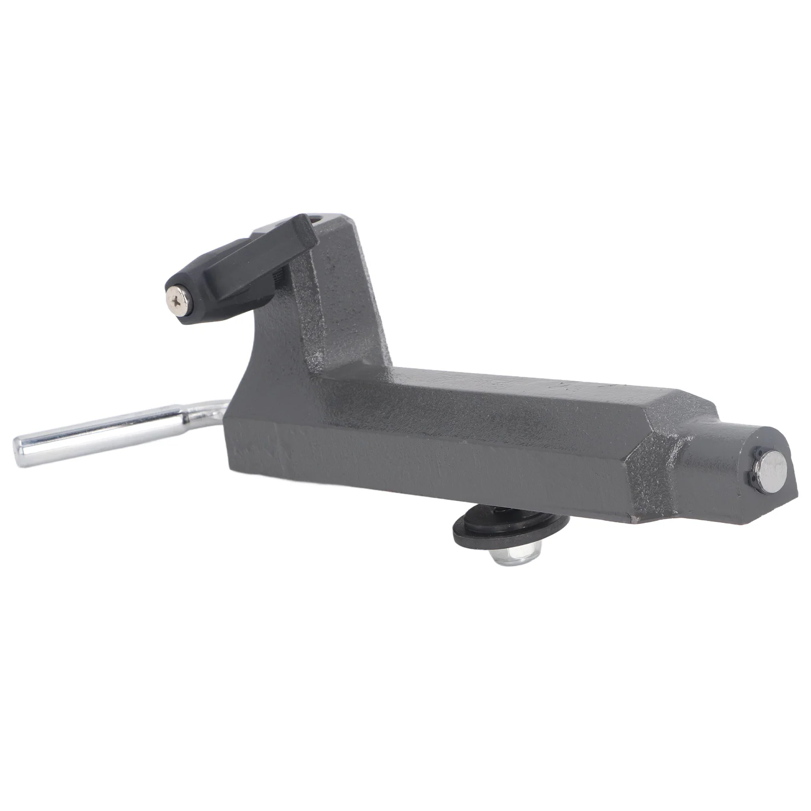 Cast Iron Lathe Tool Base Lathe Tool Holder Base Cast Iron Woodworking Turning Tool Rest Base for 5/8 Inch Small Lathing Machine