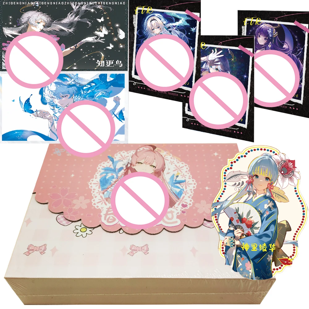 Anime Game Goddess Cards Booster Box Beautiful Graceful Girl Kafka Mature Unique Charming SSP Character Portrait Cards Toy Gift