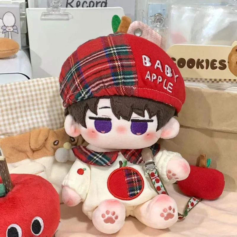 

20 см аниме-игра Love and Deepspace Caleb Kawaii, хлопковая кукла для косплея, тело с ушками животных, мультяшные плюшевые игрушки, фигурки, подарок для фанатов