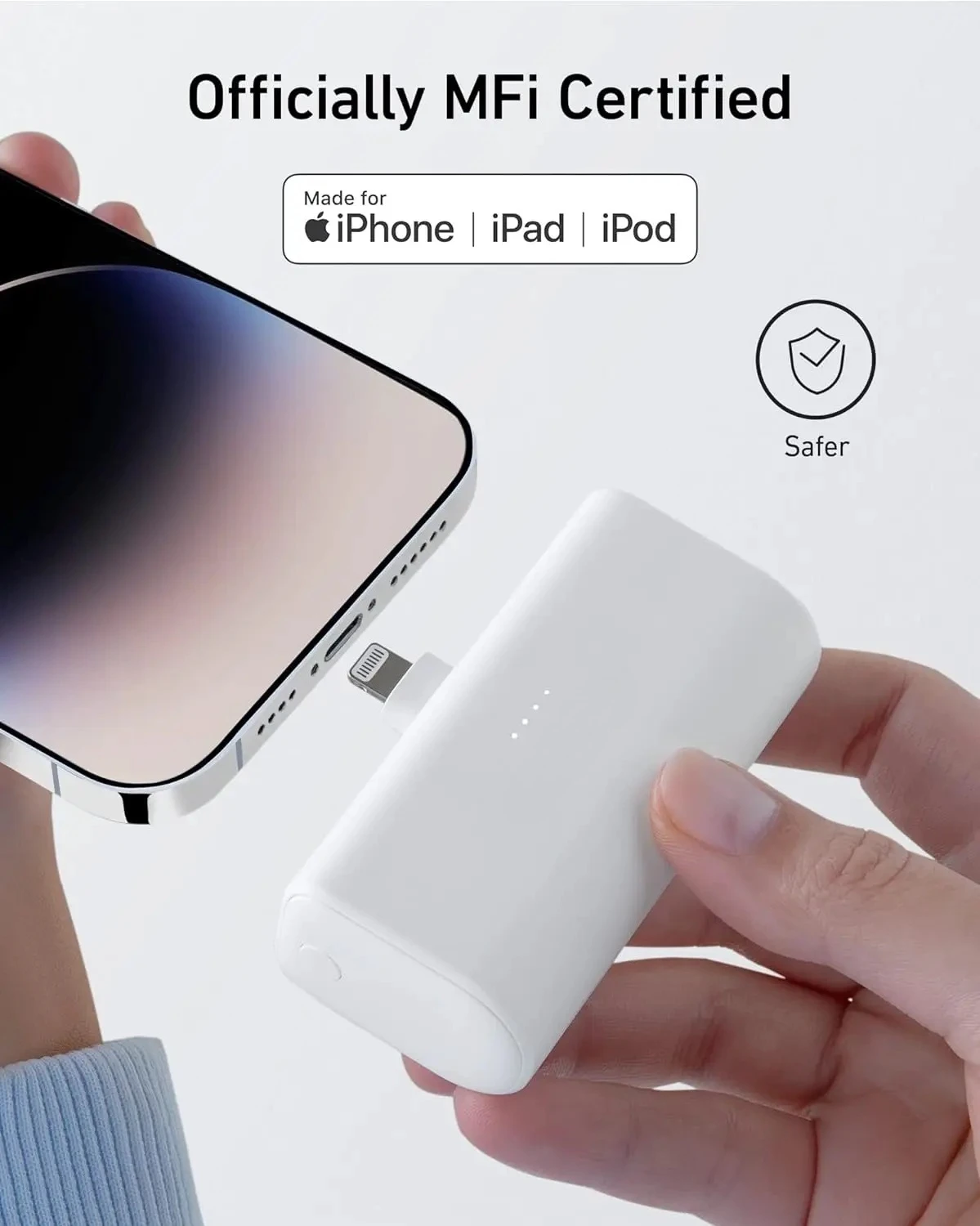 Anker A1645 Nano Mini Power Bank 5000mAh Portable Charger 22.5W USB-C Connector Spare Battery for IPhone 15 14 13 12 11 Pro Max