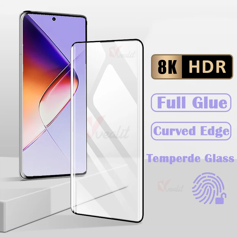 

3D Curved Full Glue Screen Protectors For Infinix Note 40 Pro Plus HD Tempered Glass For Infinix Zero 30 4G Protective Film