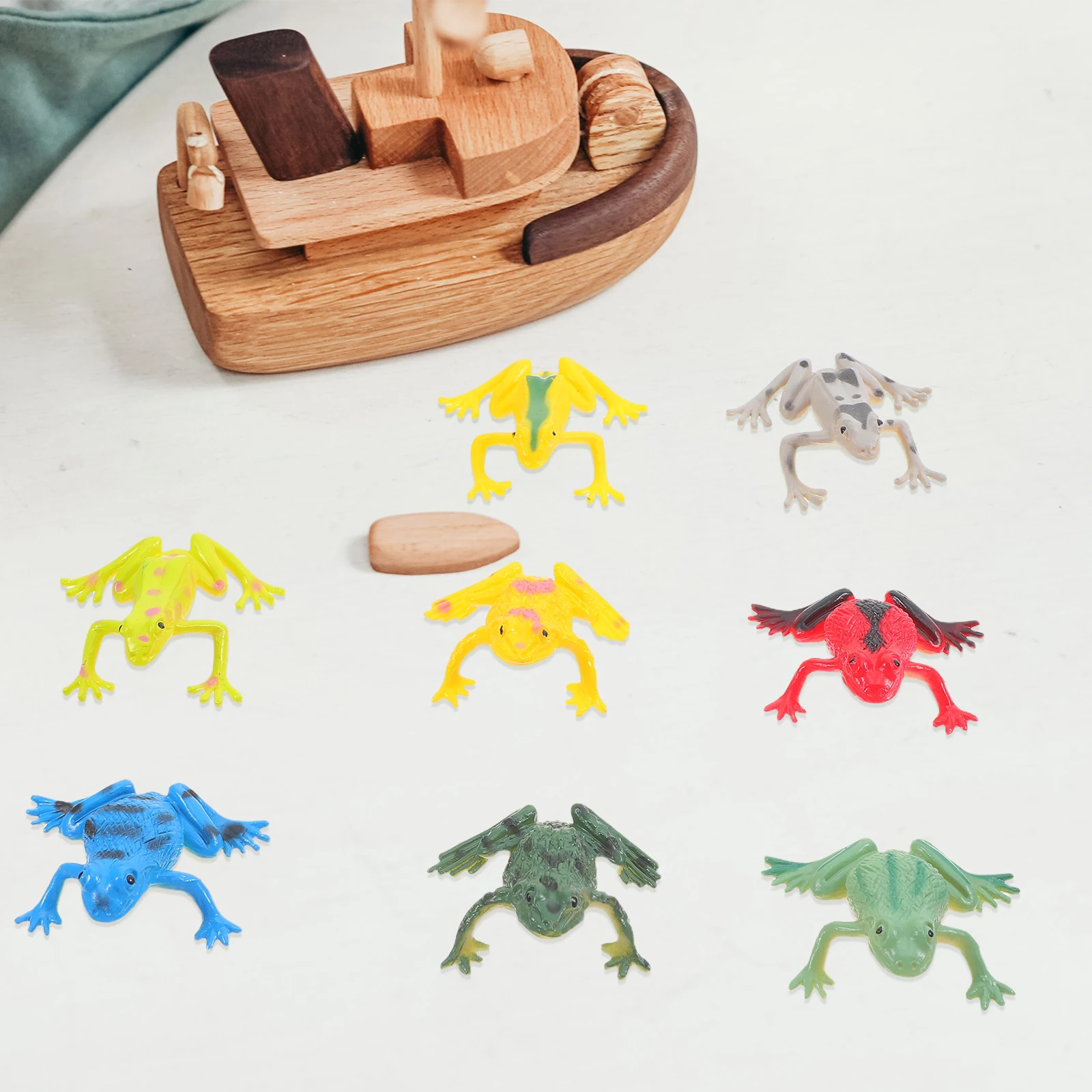 

36Pcs Children's Mini Frog Figurines Realistic Plastic Animal Models for Jungle Play and Outdoor Adventure Amphibians Toys