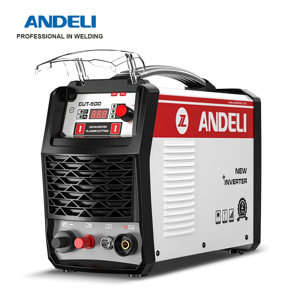 ANDELI CUT-50D DS High-Frequency Plasma Cutting Machine Pilot Arc HF DC Air Plasma Cutter Cut Thickness14mm Clean