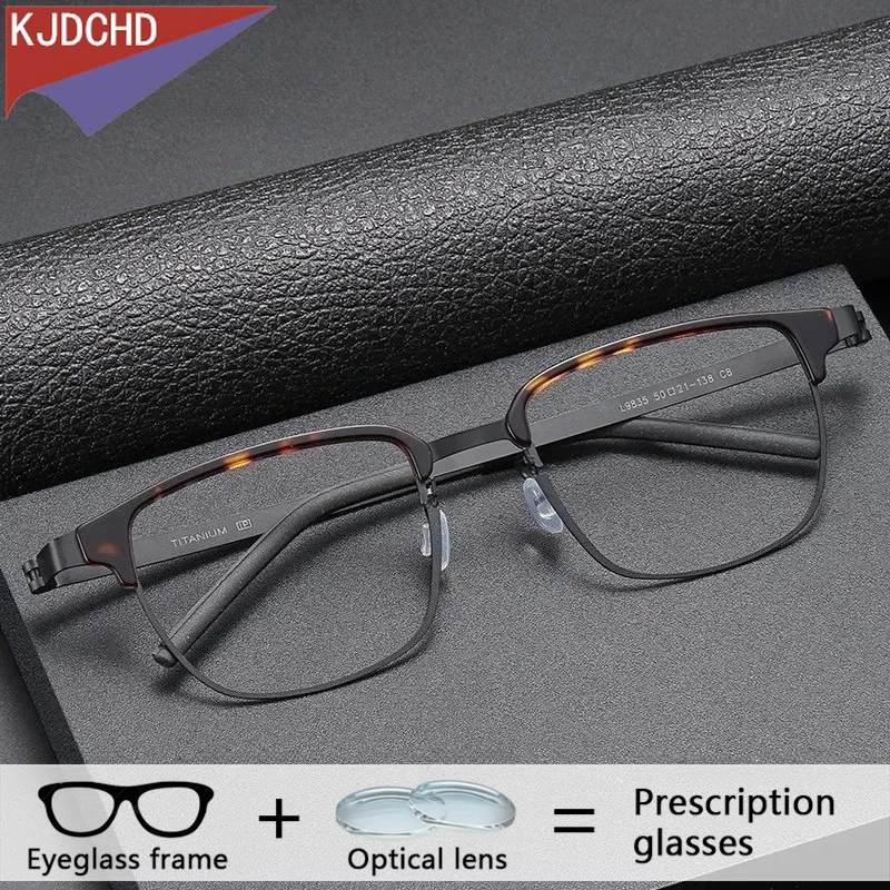 

Square Doctor with Prescription Eyeglasses Men Titanium Bifocal Progressive Glasses Photochromic 1.74 Optical Multifocal Eyewear