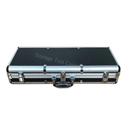 Aluminum Tool Box Portable Instrument Case Storage Box with Sponge Aluminum Suitcase Outdoor Safety Equipment Toolbox Organizer