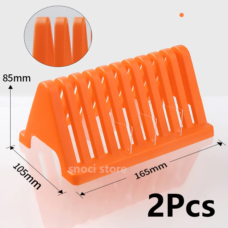 Test Tube Rack Tube Holder Stand Plastic Dryer Drying Rack Tube Test   Draining Rack Glass drain frame 2Pcs