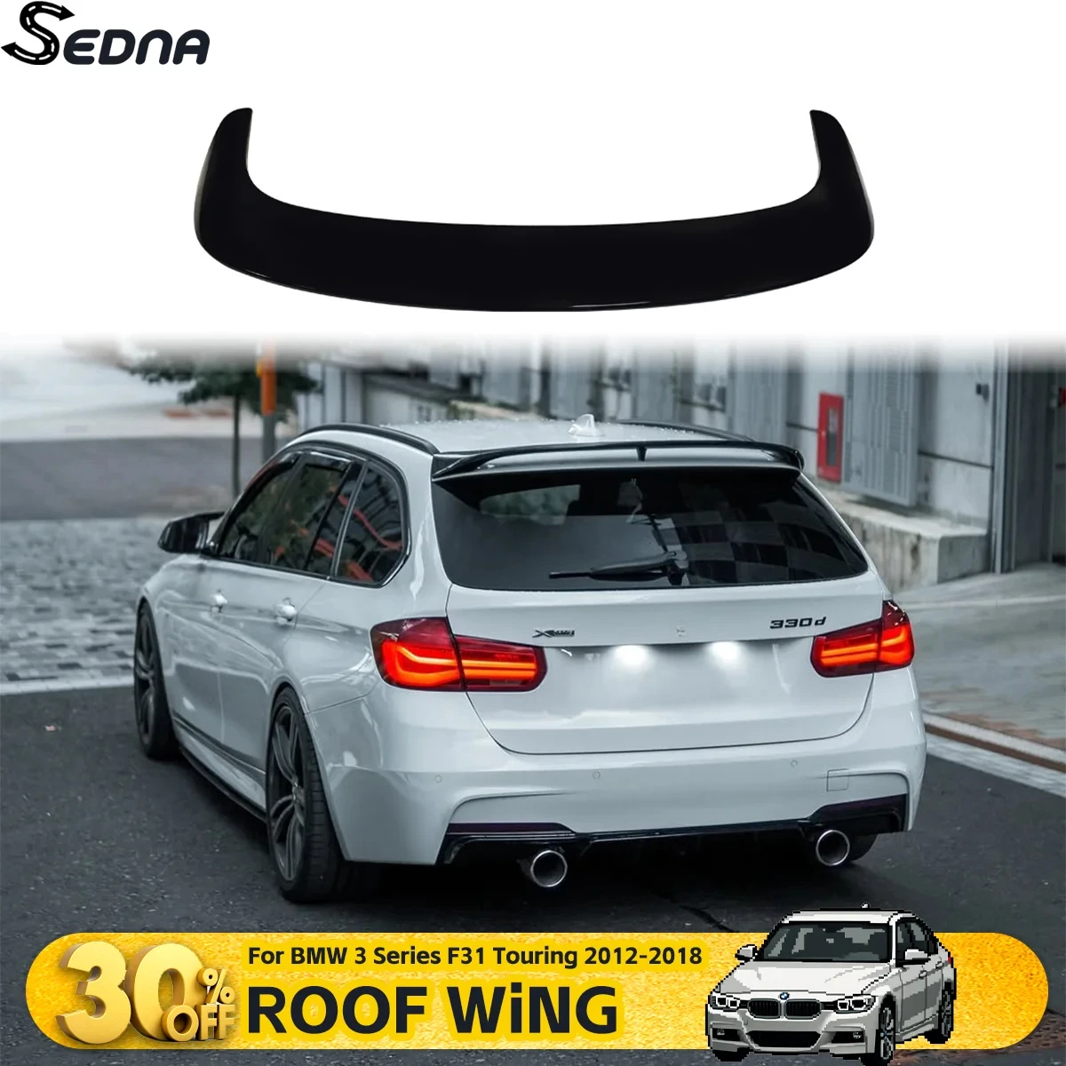 

Спойлер на крышу, багажник, хвостовое крыло для BMW 3 серии F31 Touring 2012-2018, аэродинамический спойлер, тюнинг автомобиля, внешние аксессуары
