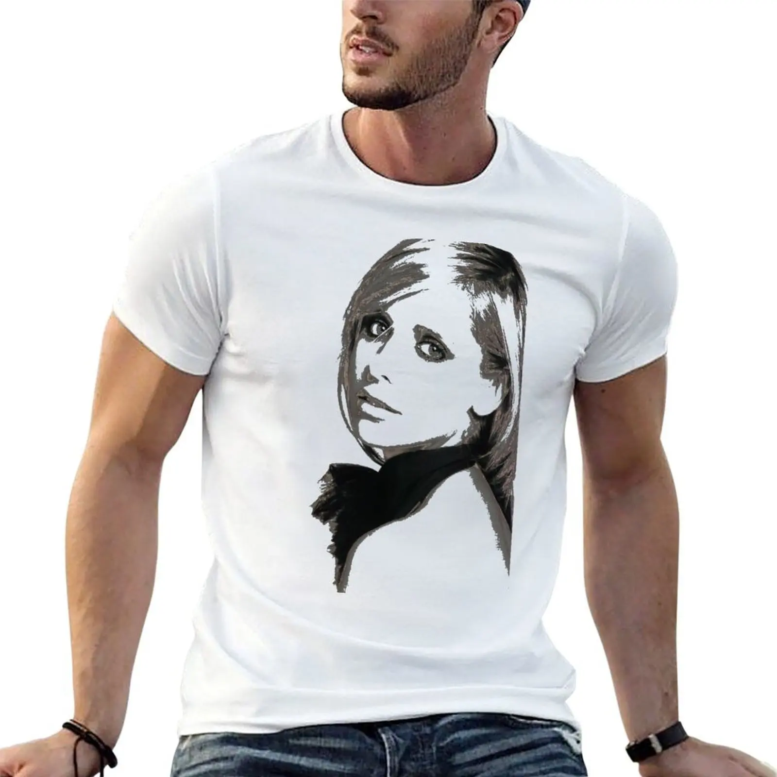 

Sarah Michelle Gellar T-Shirt t shirts for man slim fit man t shirt graphic black cotton t-shirt plain for man package T-shirt