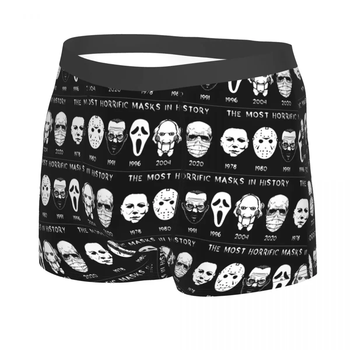 ボクサーパンツ ショーツ ホラーマスク パンティー 男性用通気性下着 オム男性ボーイフレンドギフト用