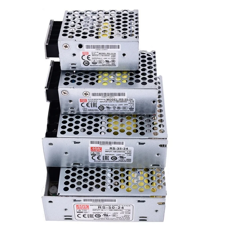 

Original Mean Well RS-1525 LRS-3550100150200350450600 Series Meanwell 3.3V 5V 12V 15V 24V 36V 48V Switching Power Supply