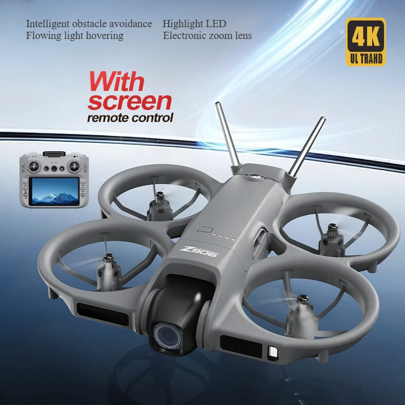 

New Drone External 4K HD Electronic Zoom Lens Lighting Module Kids' Toy RC Aircraft with Large Screen One-Button Return Function