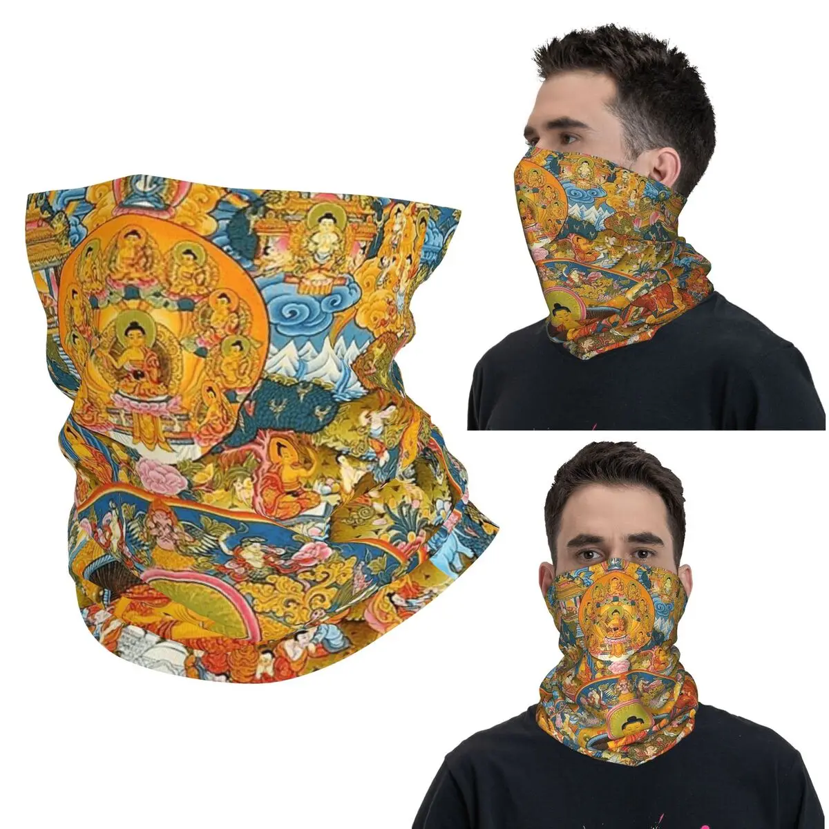 

Тантричный буддийский божество, буддизм, Бог Будда, бандана, гетры с принтом, волшебный шарф, Балаклава для бега для мужчин, женщин, взрослых