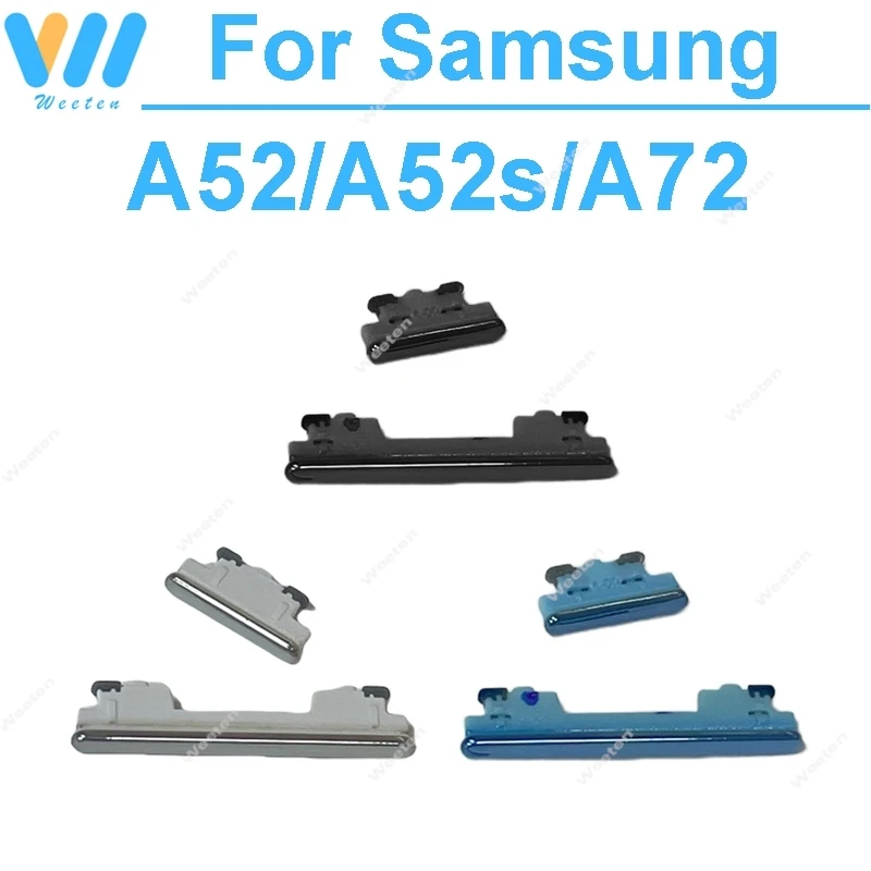 Power Volume Up Down Side Buttons Keys For Samsung Galaxy A52 4G 5G A52s A72 A525F A526B A725F