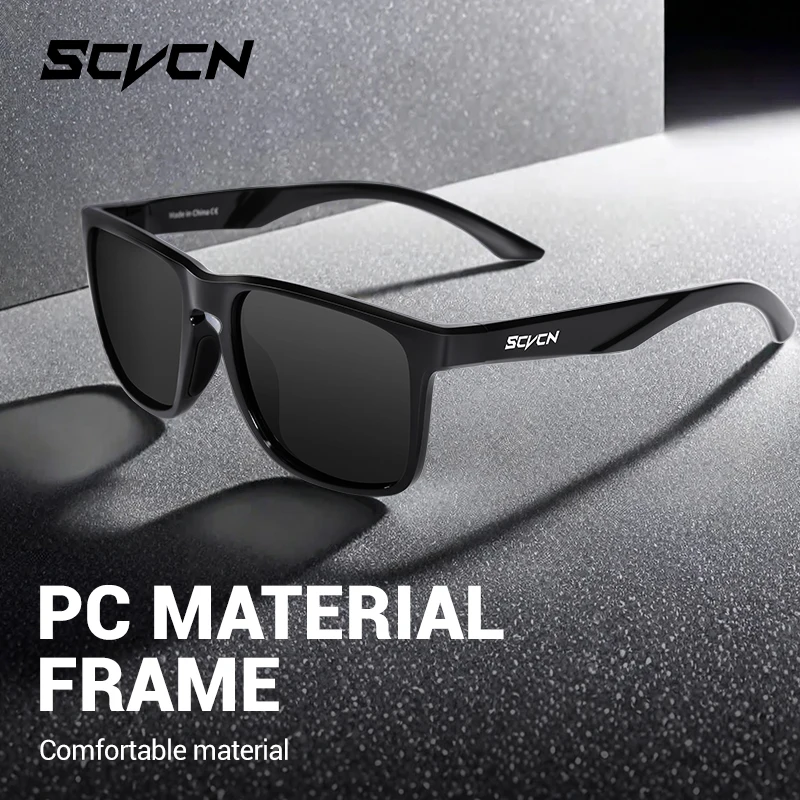 AliExpress SCVCN Polarized Cycling Glasses UV400 Cycling Fashion Sunglasses Bike Eyewear Men MTB Sports Bicycle Glasses Outdoor Sunglasses