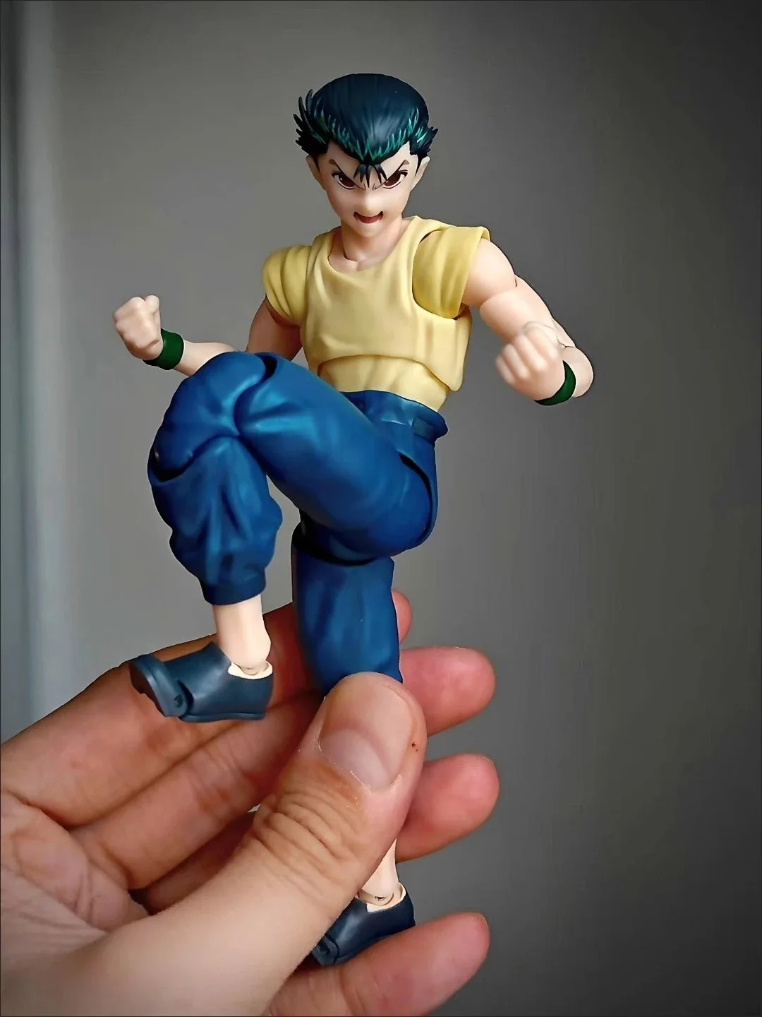 

In Stock Bandai SHF S.H.Figurats Yu Yu Hakusho Yusuke Urameshi Anime full Action Figure Finished Model Kit Toy Gift for Kids