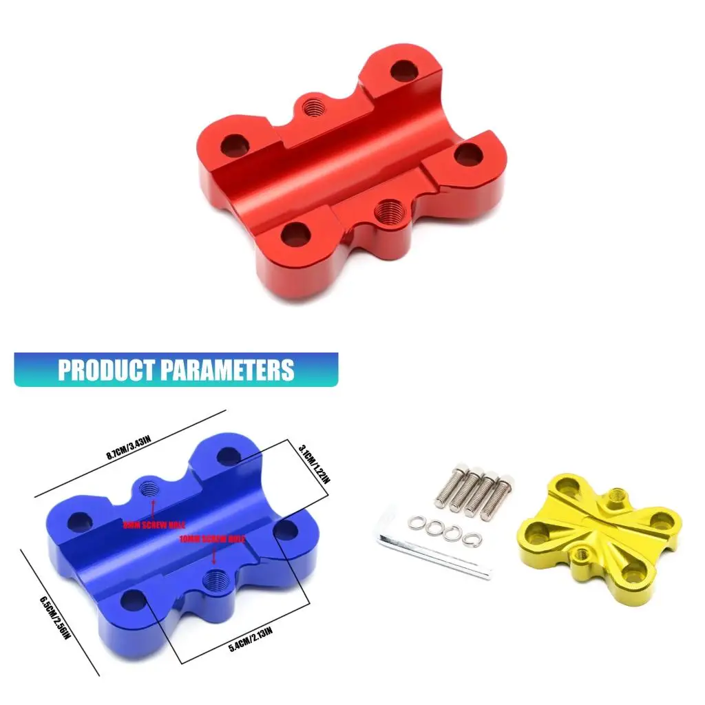 Motorcycle Handlebar Risers Clamp Aluminum Handlebar Modification for ADV160/150