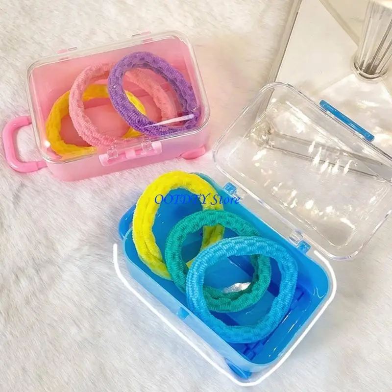 367A Miniature Suitcase Small Purse Handbag Luggage Storage Box Dollhouse Decoration