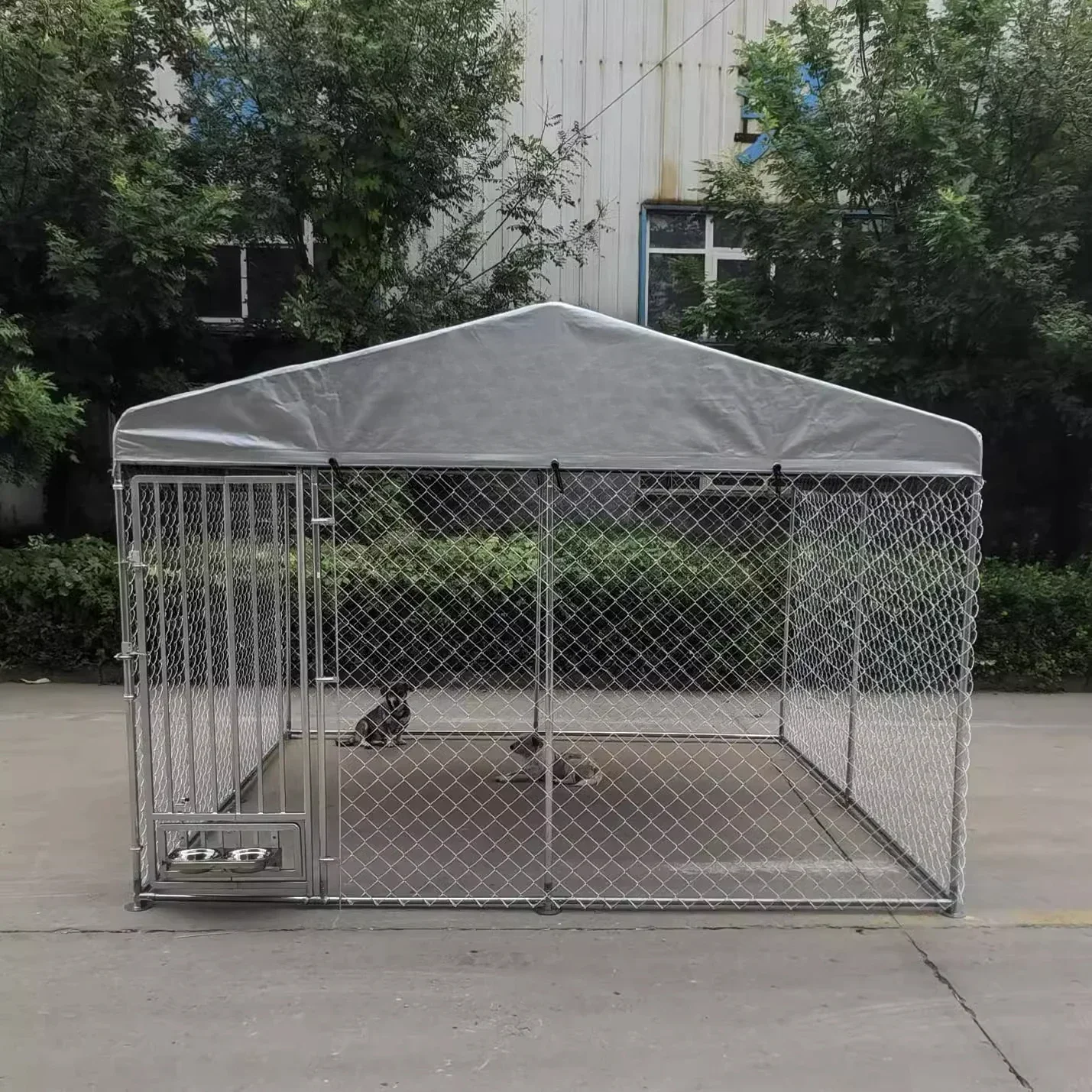 3M outdoor dog house, oversized heavy cage fence