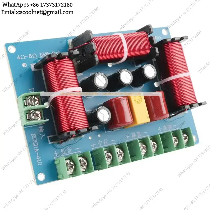 k06 Speaker Crossover Midrange Bass 4 Way Audio Frequency Divider Home Theater Speaker Divider