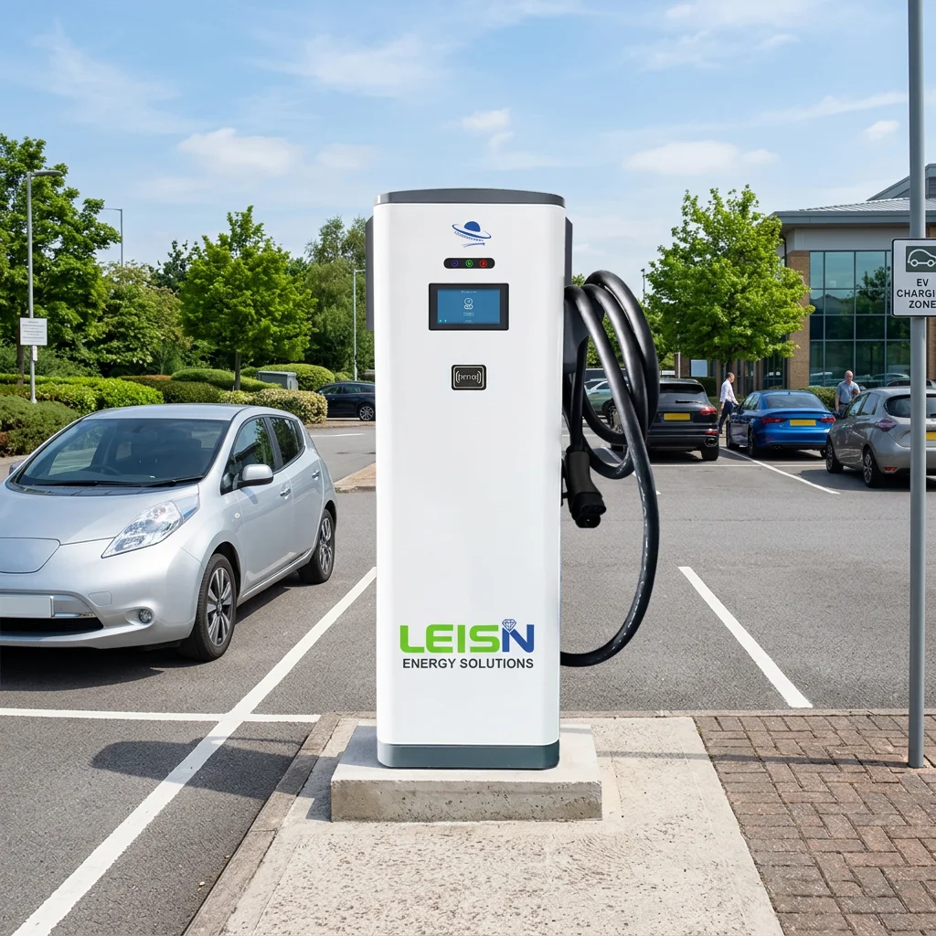 20-40kW DC Fast EV Charger Floor Mounted Electric Vehicle Charging Station CCS2 OCPP Commercial Charging Pile