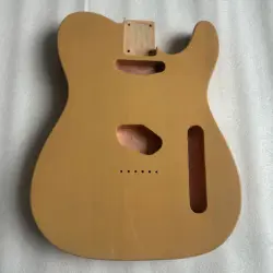 Alder Wood Guitar Body Gloss Finished, Handmade Orange Color, Custom Eectric Guitar Barrel Replacement, High Quality, 5.56cm