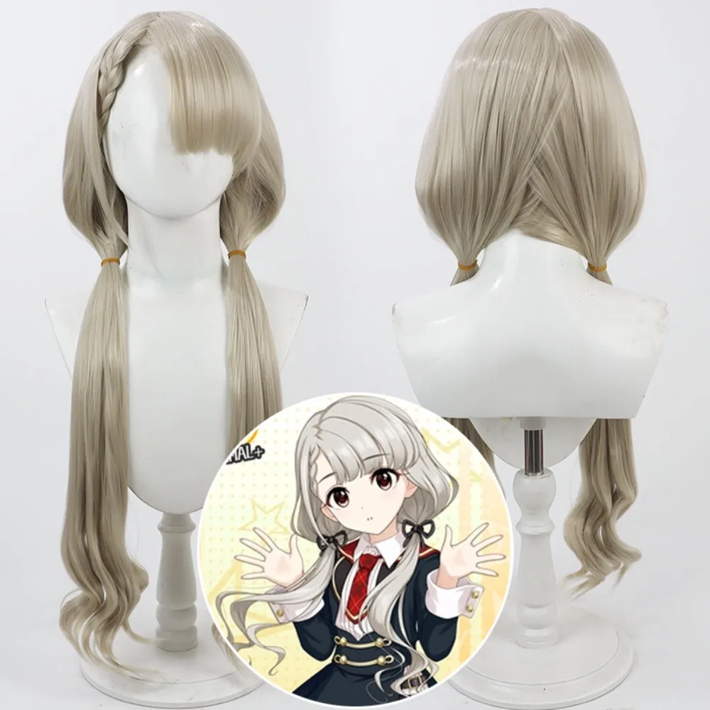 De Idolmaster Cinderella Girls Hisakawa Tomaru Cosplay Pruik Reality Show Game Rollenspel Pruik Gebruikt voor Anime Dance Parties