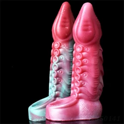 21cm Extra Large Penis Sleeve Nozzle For Men Reusable Condom Silicone Cock Cover Extender Penis Enlarger Male Delay Ejaculation