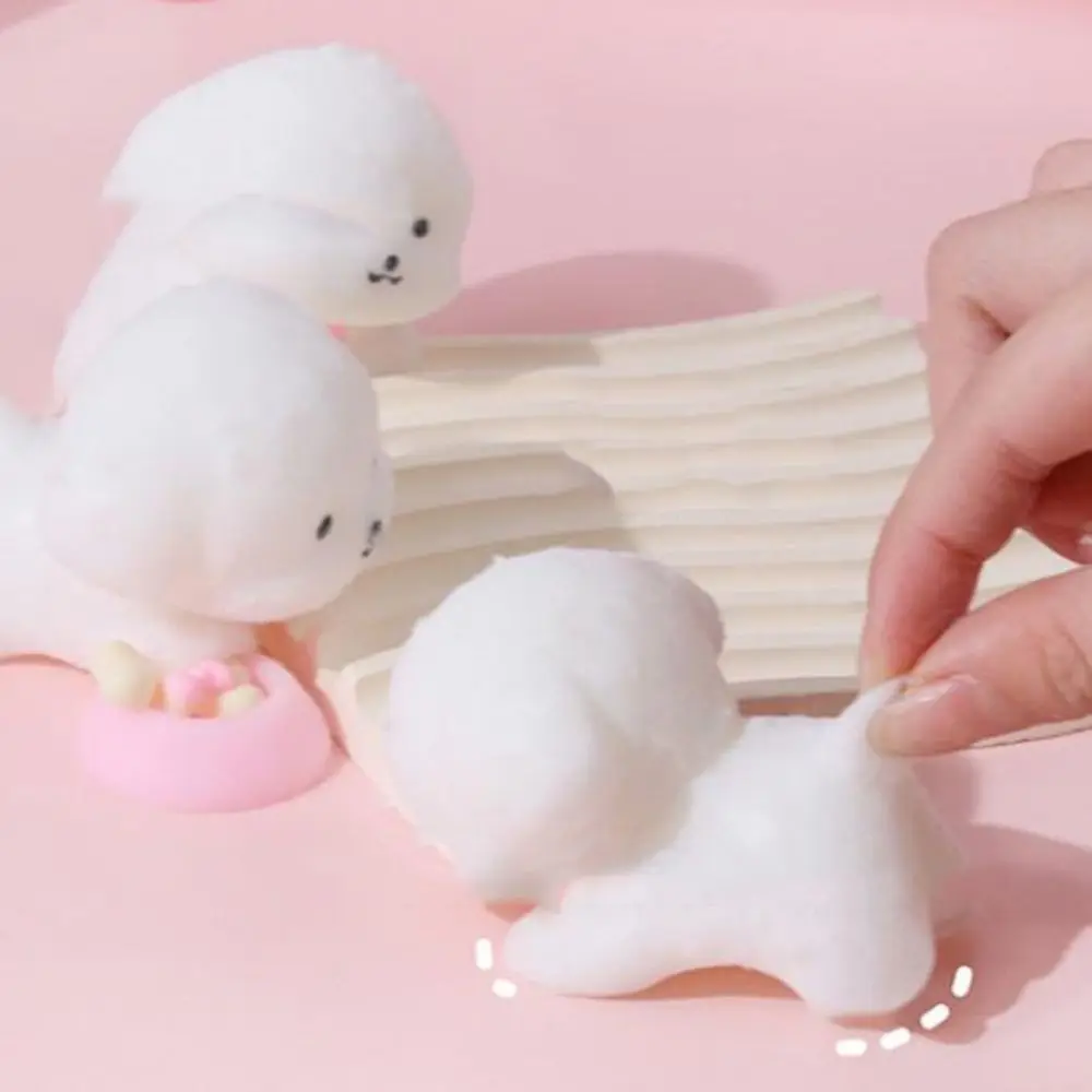 Stylish Mini Cat Paw Slow Rebound Toy Tomatoes on Sticks Cartoon Squeeze Dog Toy Funny Soft Hamster Slow Rebound Toy Gift