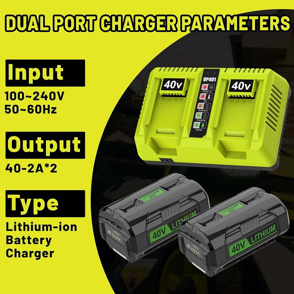 Dual 40V OP401 Power Tool Batt - огляд і ціна Power Tools Ryobi