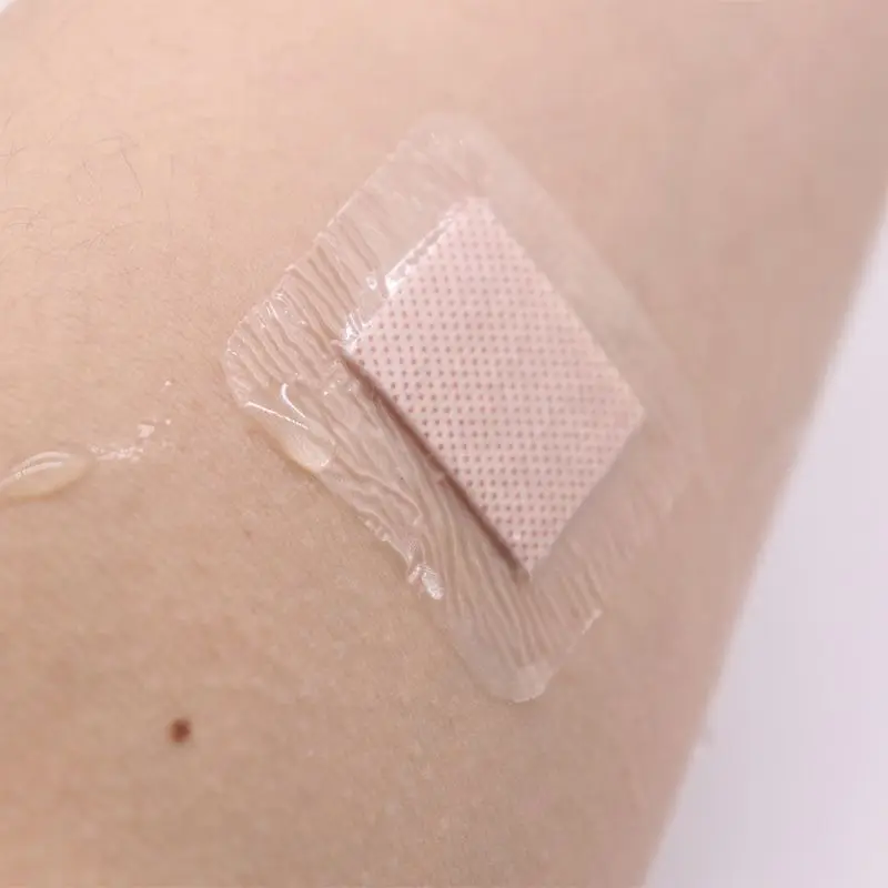 

50PCS 38*38mm Transparent PU Square Band Aid Waterproof Adhesive Bandage Protective Sticker Emergency